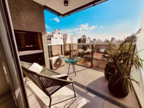 Moderno Estudio con Balcón y Parrilla en Palermo